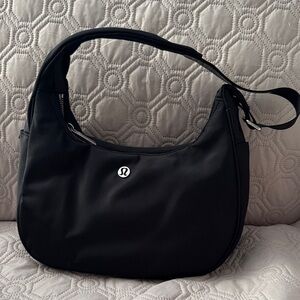 lululemon athletica Classic Black Hobo Bag